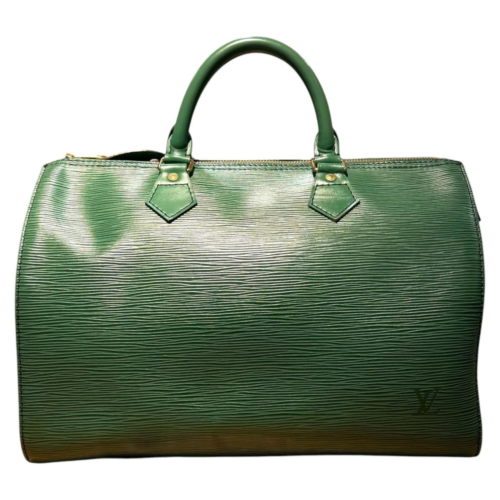 Louis Vuitton Andbag Speedy Borneo Green